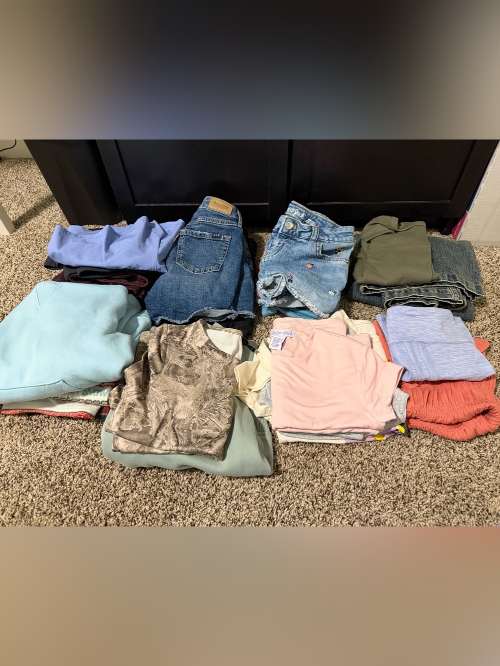 Girls clothing lot size 8-10 Abercrombie Adidas Cat and Jack Reebok